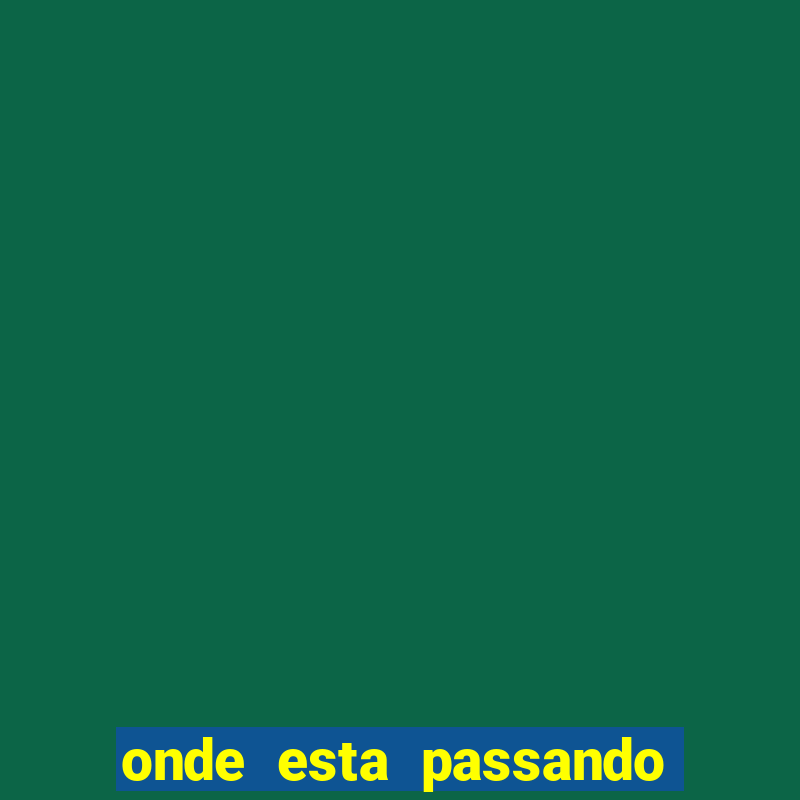 onde esta passando o jogo do brasil